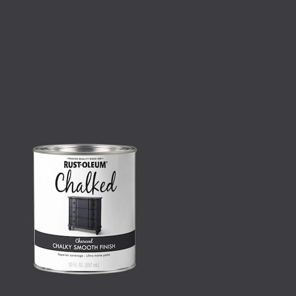 Rust-Oleum 30 oz. Charcoal Ultra Matte Interior Chalked Paint (2 Pack)