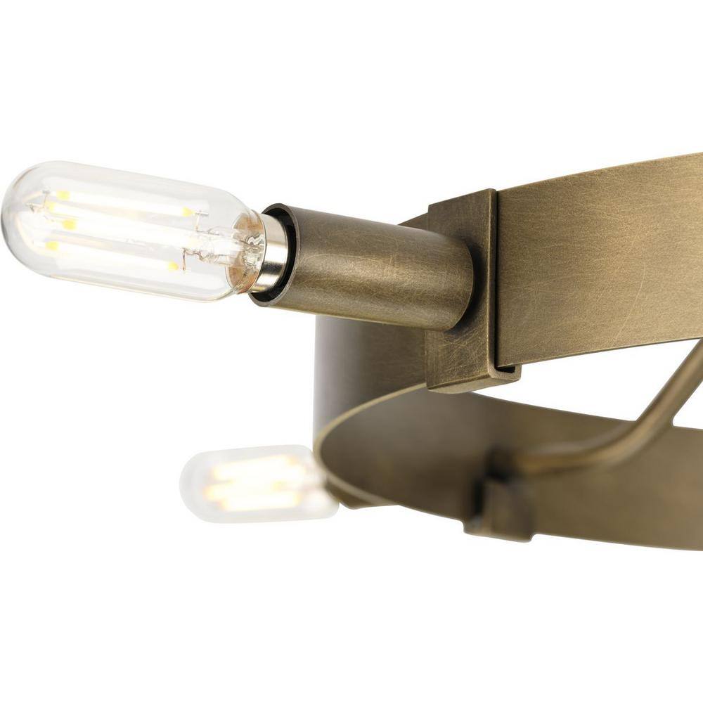Breckenridge Aged Bronze 22.5" Semi Flush Mount Light