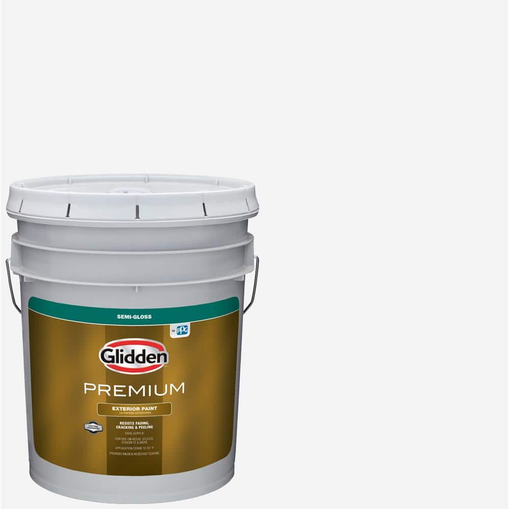 Glidden Premium 5 gal. SemiGloss Latex Base 3 Exterior Paint GL681305