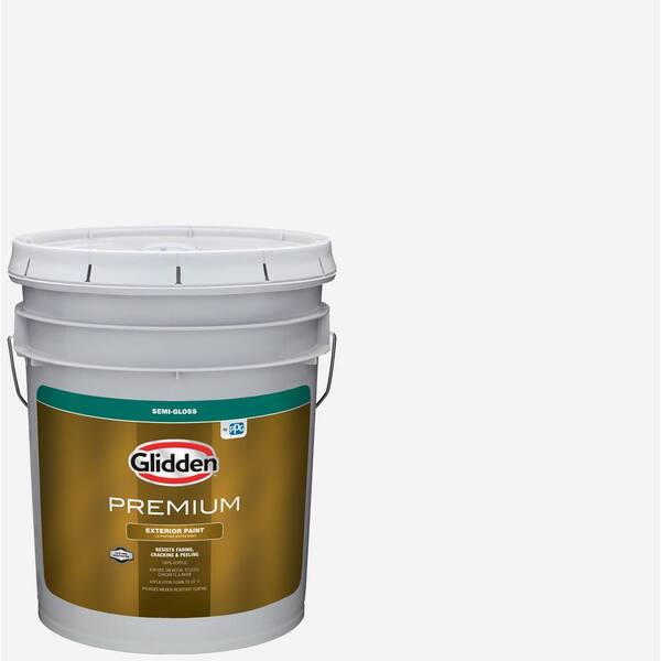 Glidden Premium 5 gal. SemiGloss Latex Base 3 Exterior Paint GL681305