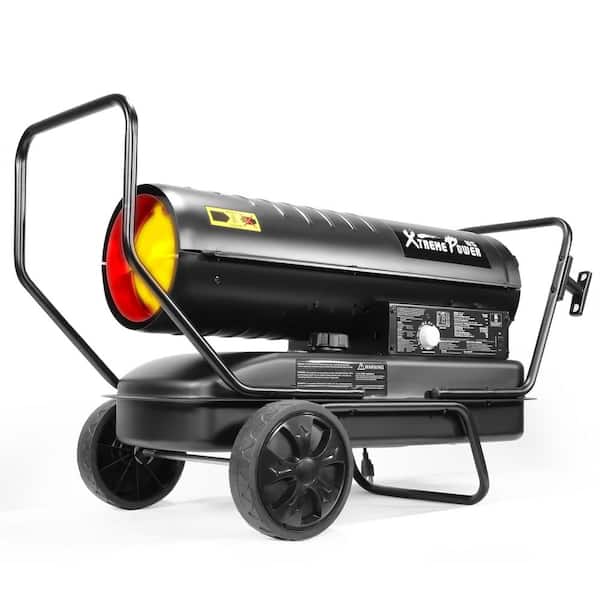XtremepowerUS 100K BTU Kerosene/Diesel Forced Air Portable Space Heater with Automatic Shutoff and Thermostat