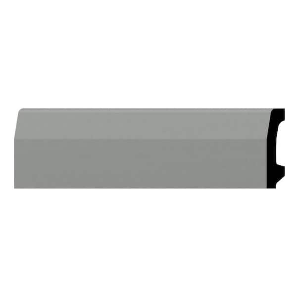 Isadora 0.625 in. D x 3.75 in. W x 12 in. L polyurethane baseboard moulding sample