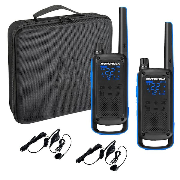 MOTOROLA Talkabout T265 Rechargeable 2-Way Radio Sportsman Edition in  Orange with Black (2-Pack) T265 - The Home Depot