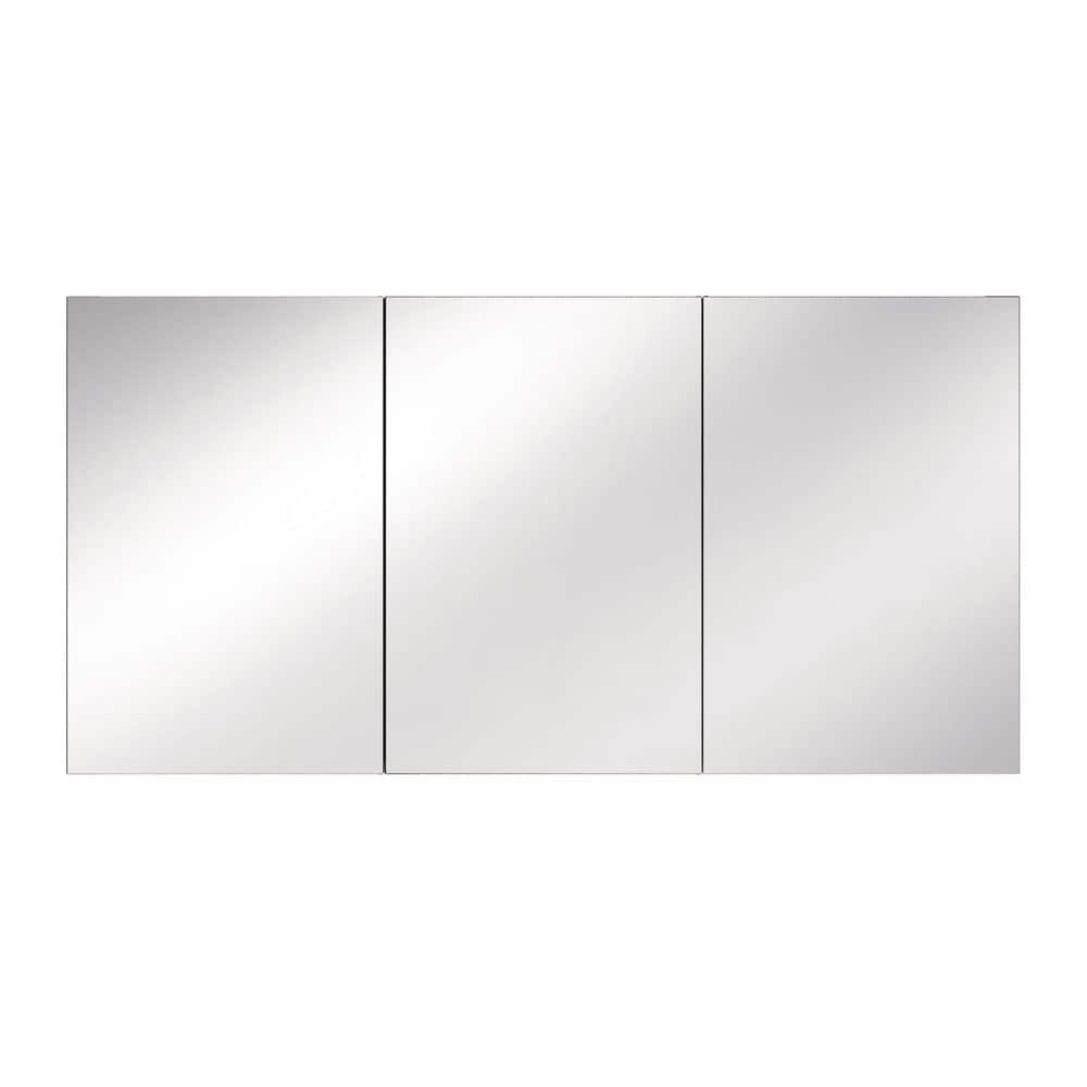 60 in. W x 30 in. H Rectangular Aluminum Recessed/Surface Mount Medicine Cabinet with Mirror price history on PriceWatchPro