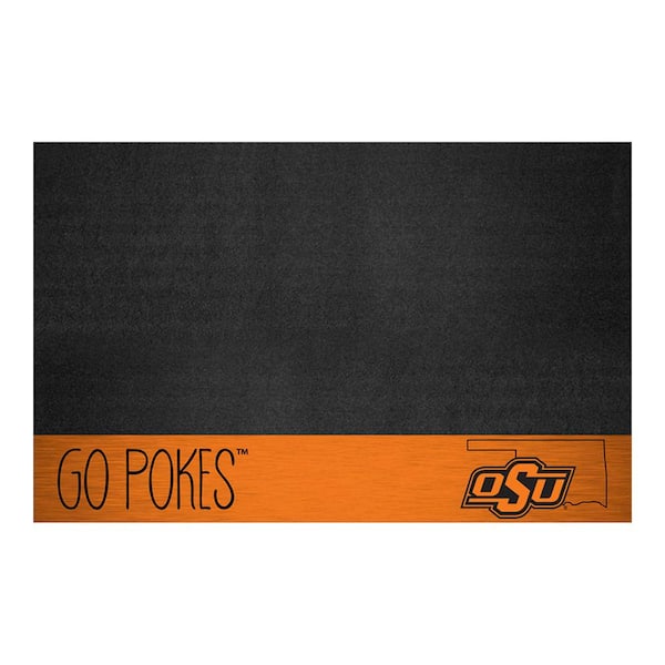 FANMATS Oklahoma State Cowboys Southern Style Vinyl 42 in. Grill Mat