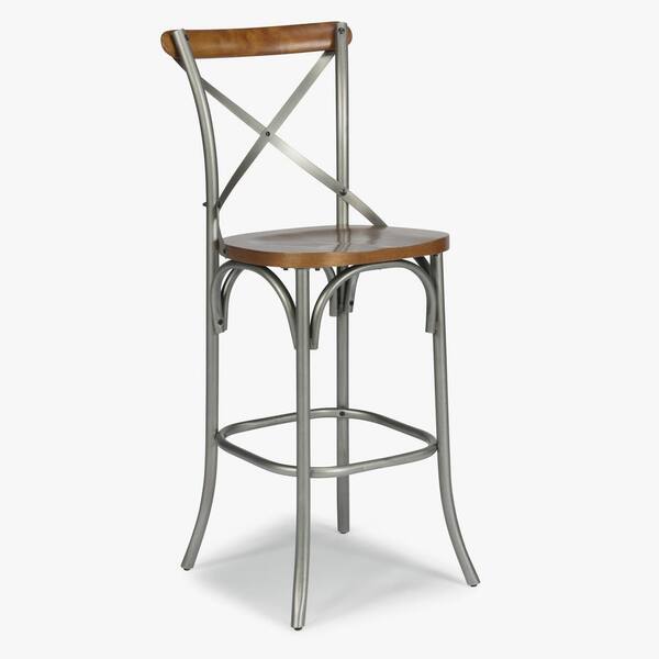 HOMESTYLES Orleans 30 in. Cherry Bar Stool