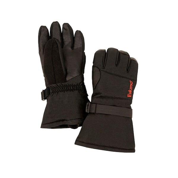 Eskimo Keeper Gloves with Liner Glove, Gloves, Unisex, Black Ice, X-Large/XX-Large, 41592