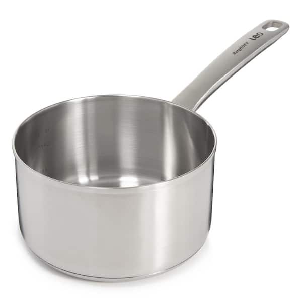 BergHOFF Graphite 1.7 qt. Recycled 18/10 Stainless Steel Saucepan 6.25 in.