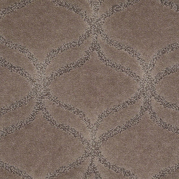 Lifeproof Kensington - Deer Tracks - Brown 42.1 oz. Nylon Pattern Installed Carpet