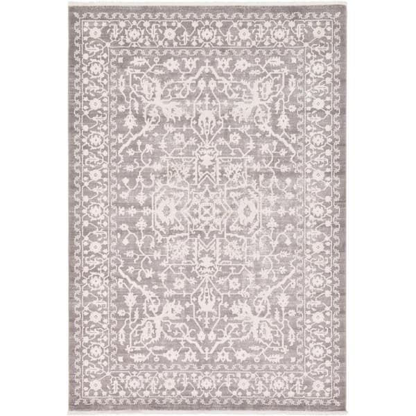 New Classical Olympia Gray 7' 0 x 10' 0 Area Rug