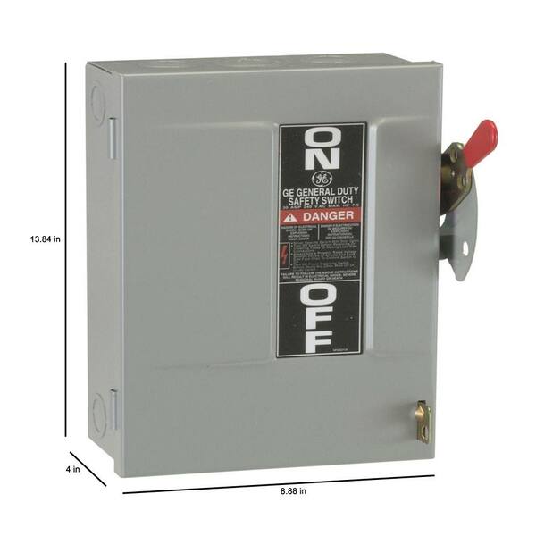ABB 60 Amp 240-Volt Fusible Indoor General-Duty Safety ABB 60 Amp 240-Volt Fusible Indoor General-Duty Safety