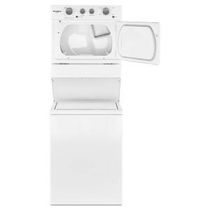 White Laundry Center with 3.5 cu. ft. Washer and 5.9 cu. ft. Electric Dryer with 9 Wash cycles and AUTODRY