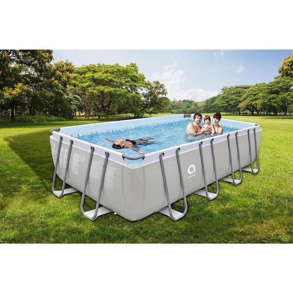 JLeisure 18 ft. x 10 ft. Above Ground Rectangular Steel Frame