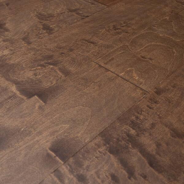 ASPEN FLOORING Jackson Birch 3/8 in. T x 6.5 in. W Tongue and Groove Light Distressed Engineered Hardwood Flooring (43.58 sq. ft./case)