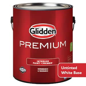 Glidden Fundamentals Interior Paint Bone White / Beige, Flat, 1 Gallon