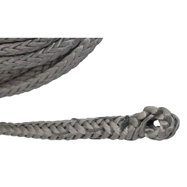 Synthetic Pulling Rope NEW 3/16"x 20' Dyneema Winch Line 12-Strand Braid 