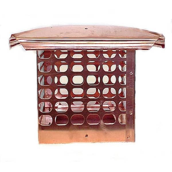 The Forever Cap 13 in. x 17 in. Adjustable Copper Chimney Cap