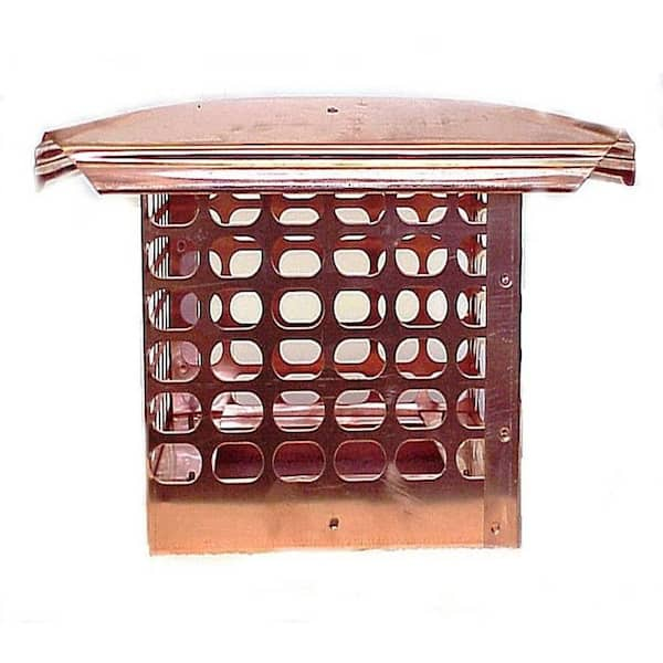 The Forever Cap 8 in. x 13 in. Adjustable Copper Chimney Cap