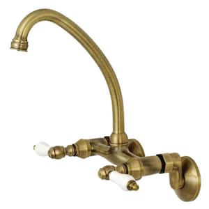 Antique Brass Bathroom Bar Kitchen Sink Faucet Mixer Tap Swivel Spout ysf005 