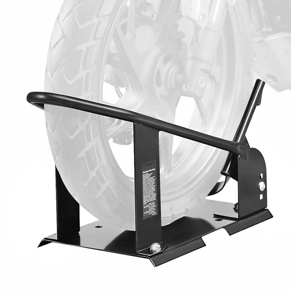 VEVOR Motorcycle Wheel Chock 1800 lbs. Capacity Wheel Cradle Holder for 15  in. to 21 in. Off-Road and Standard Motorcycles MTCLDKCSKDHS3J9BTV0 - The 