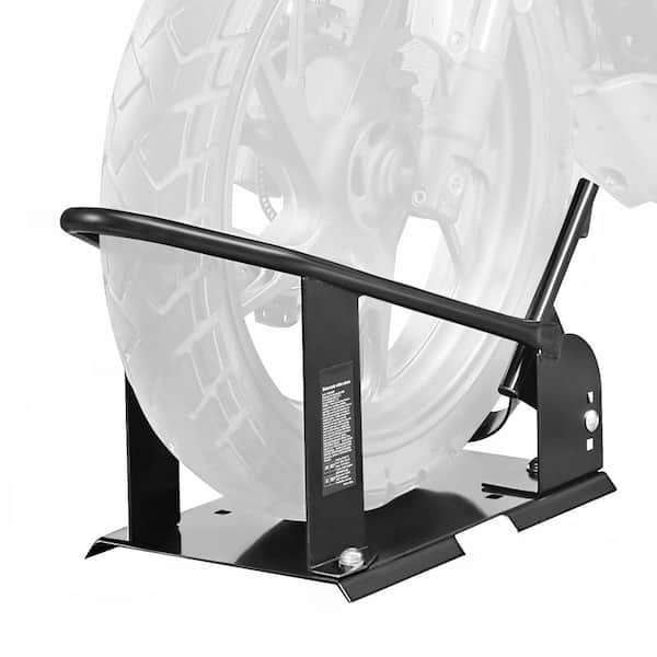 VEVOR Motorcycle Wheel Chock 1800 lbs. Capacity Wheel Cradle Holder for 15 in. to 21 in. Off-Road and Standard Motorcycles