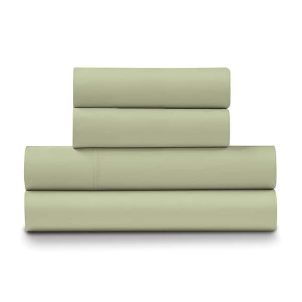 ELLA JAYNE Bamboo Deep-Pocket 4-Piece Full Sized, Sage Sheet Set