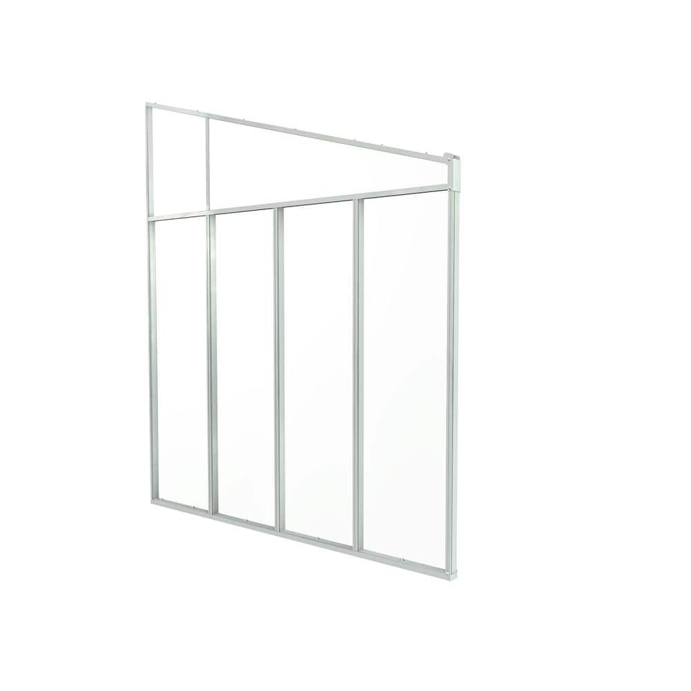 Feria 10 ft. x 14 ft. White/White Aluminum Patio Cover with Side Wall price history on PriceWatchPro