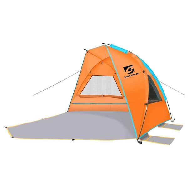 7 ft. x 4 ft. Orange Beach Tent