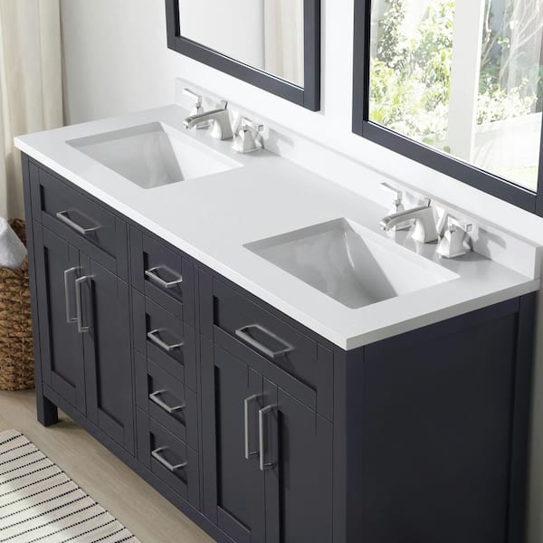 Ove Decors Tahoe 60 In W Bath Vanity, Vanity Top Cabinets For Bathrooms
