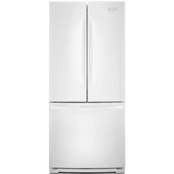 KitchenAid Architect Series II 30 in. W 19.7 cu. ft. French Door Refrigerator in White