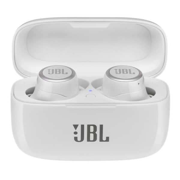 Jbl True Wireless In Ear Headphones In White Jbllive300twswhtam The Home Depot