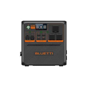 2400/3600-Watt Continuous Peak Output Power Station AC240P Push Button Start LiFePO4 Battery Solar Generator for Outdoor