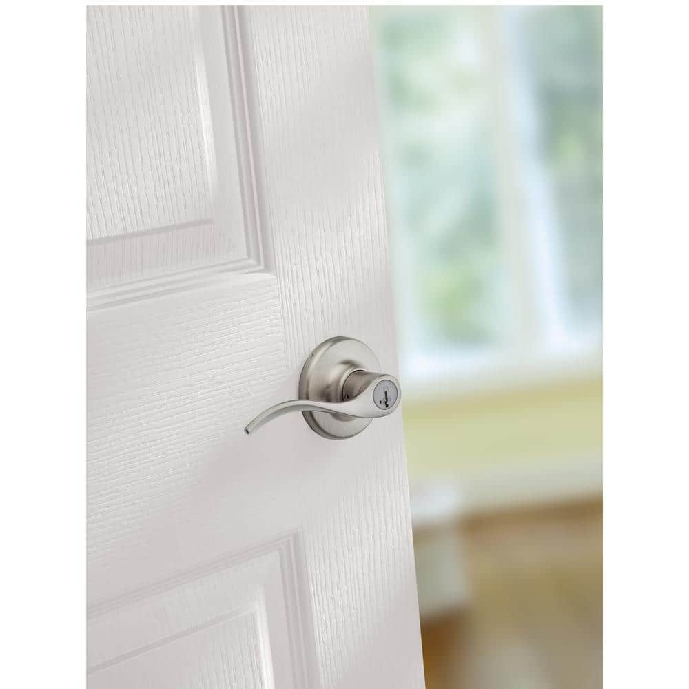 Rok Hardware Satin Nickel Privacy Home Bedroom Closet Door Handle