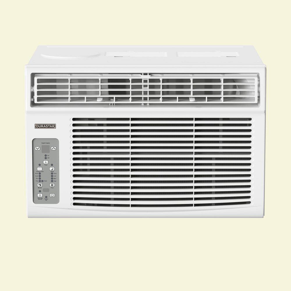 Durastar 8000 BTU White Digital Window Air Conditioner with Remote