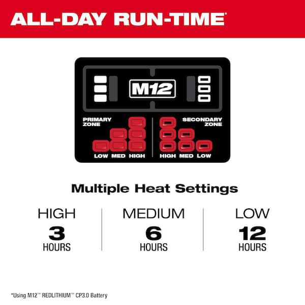 Milwaukee Men's 2X-Large M12 12V Lithium-Ion Cordless TOUGHSHELL