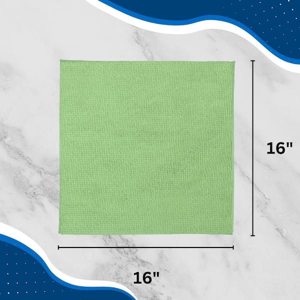 HOME-FLEX 16 in. x 16 in. Multi-Purpose Microfiber Towel Multi