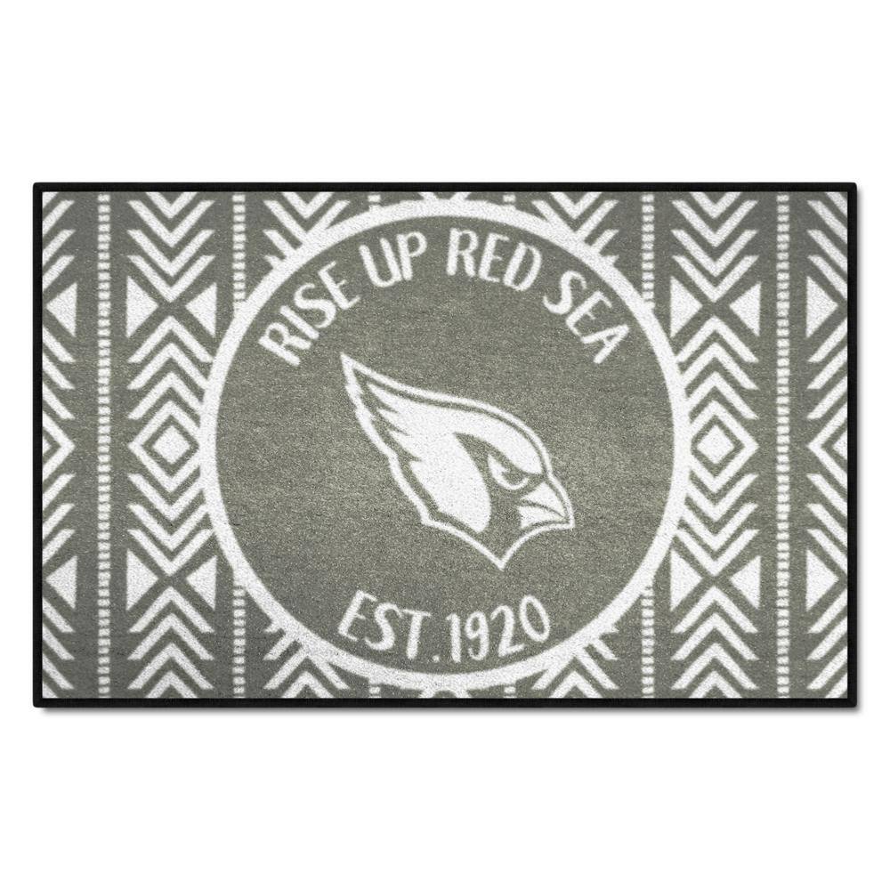 FANMATS Maroon 2 ft. 3 in. Round Arizona Cardinals Vintage Area