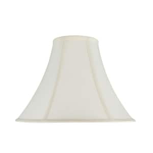 16 in. x 12 in. Ivory Bell Lamp Shade