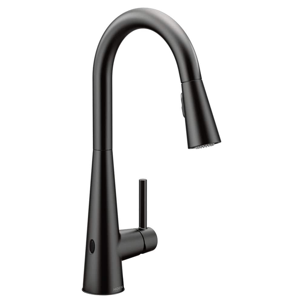 Modern Stainless Steel Pull-Out Spray Kitchen Faucet 15.5" Height