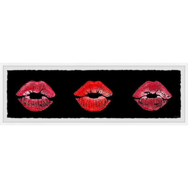 "There's Always Lipstick" by Marmont Hill Framed People Art Print 10 in