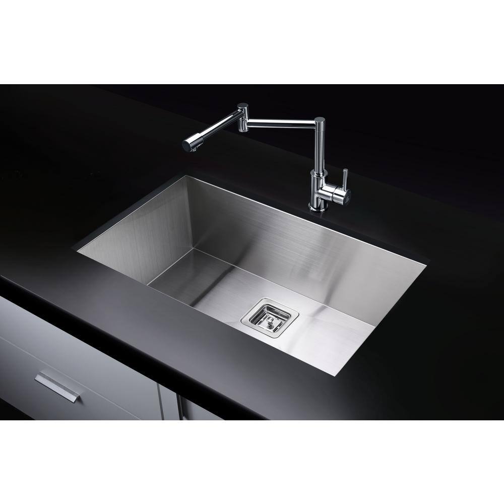 Vanguard 30'' Stainless Steel Undermount Single Bowl Kitchen Sink