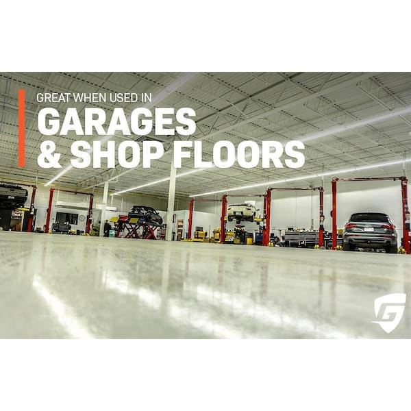 Ghostshield - Epoxy Max 3 Gal. Kit Clear High-Gloss 100% Solids 2 Part Epoxy Interior Concrete Basement and Garage Floor Paint Coating