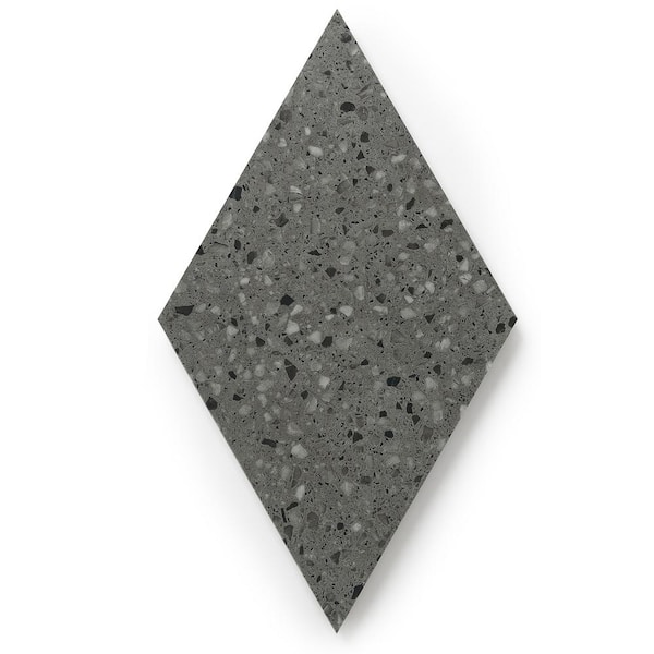 Lucida Surfaces MosaiCore Alpine Rock 28 MIL x 9.75 in. W x 17 in. L Glue Down Waterproof Vinyl Tile Flooring (15.2 sqft/case)