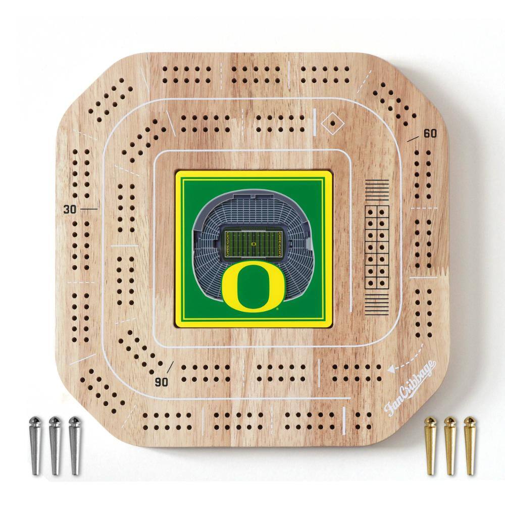 Oregon Ducks Stadiumview Cribbage price history on PriceWatchPro