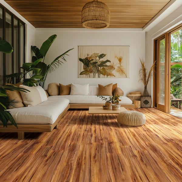 Captiva 12 MIL x 7 in. x 60 in. Waterproof Click Lock Rigid Core Luxury Vinyl Plank Flooring (26.72 sq. ft. /Case)