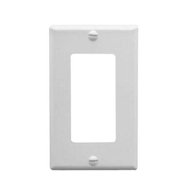 ICC 1 Gang Wall Switch Plate - White-ICC-IC107F3CWH - The Home Depot