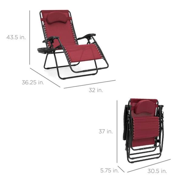 burgundy lawn chairs