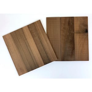 Thermo-Treated 1/2 in. x 16 in. x 16 in. Barn Wood Wall Decorative Panel / Picture Frame (4 Sq. Ft. per 2-Pack)