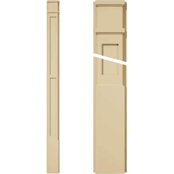 Ekena Millwork 2 in. D x 6 in. W x 82 in. L Primed Polyurethane Pilaster 1- Pack