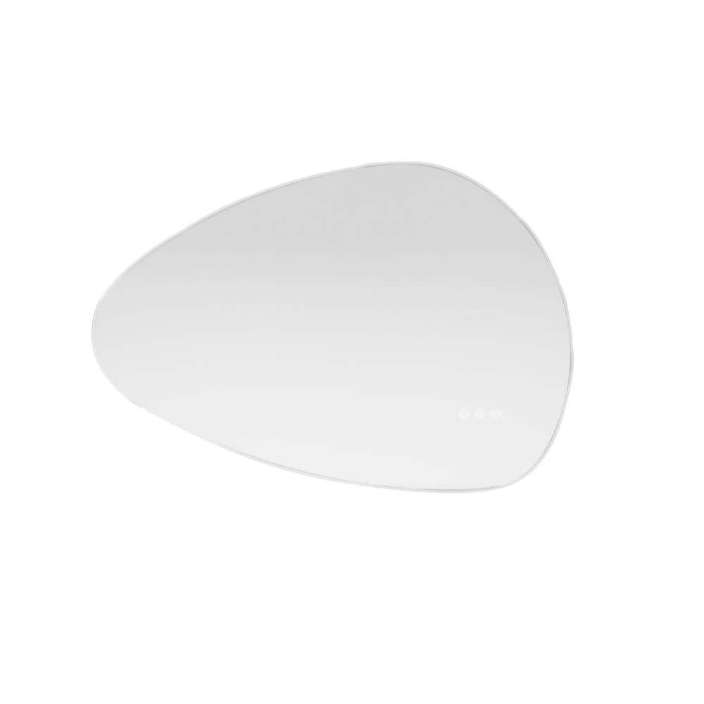 Modern Design 32 in. W x 22 in. H Novelty Frameless Bathroom Vanity Mirror 